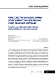 Analyzing the seasonal water level's impact on dike erosion using geoslope software