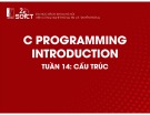 Bài giảng C Programminh introduction: Tuần 14 - Cấu trúc