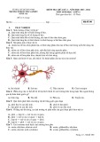 Đề thi giữa học kì 2 môn Sinh học lớp 11 năm 2023-2024 - Trường PTDTNT THCS&THPT Nước Oa