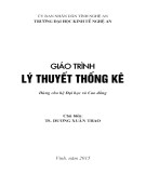 Giáo trình Lý thuyết thống kê: Phần 1 - TS. Dương Xuân Thao