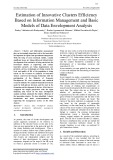 Estimation of innovative clusters efficiency based on information management and basic models of data envelopment analysis