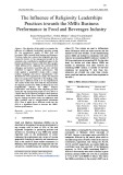 The influence of religiosity leaderships practices towards the SMEs business performance in Food and Beverages Industry