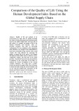 Comparison of the quality of life using the human development index based on the global supply chain