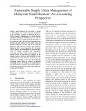 Sustainable supply chain management of Malaysian small business: An accounting perspective