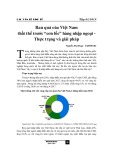 Rau quả của Việt Nam thất thế trước “cơn lốc” hàng nhập ngoại - Thực trạng và giải pháp