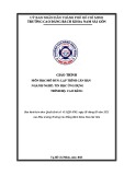Giáo trình Lập trình căn bản (Nghề: Tin học ứng dụng - Cao đẳng) - Trường Cao đẳng Bách khoa Nam Sài Gòn (2023)