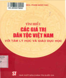 Nghiên cứu tâm lý học và giáo dục học trong giáo dục giá trị dân tộc Việt Nam: Phần 1