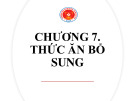 Bài giảng Dinh dưỡng và thức ăn chăn nuôi: Chương 7 - TS. Nguyễn Đình Tường