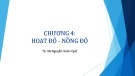 Bài giảng Hoá học trong kỹ thuật và khoa học môi trường: Chương 4 - TS. Võ Nguyễn Xuân Quế