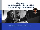 Bài giảng Phân tích báo cáo tài chính: Chương 1 - TS. Nguyễn Thị Minh Phương