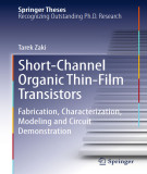 Ebook Short-channel organic thin-film transistors: Fabrication, characterization, modeling and circuit demonstration