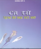 Nghiên cứu ngôn ngữ trong âm nhạc Việt Nam: Phần 2