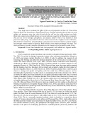 Preliminary study on influence of fire to physical and chemical characteristics of soil at Tram Chim National Park, Dong Thap province