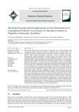 The relief food aid and its implications on food production and consumption patterns: A case study of communal farmers in Chigodora community, Zimbabwe