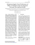 Enhancing supply chain performance of SMEs in Thailand using the integrated personnel development model