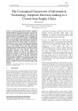 The conceptual framework of information technology adoption decision-making in a closed-loop supply chain