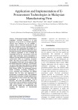 Application and implementation of Eprocurement technologies in Malaysian manufacturing firm