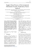 Supply chain process of environmental information system: Exploratory factor analysis