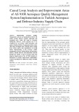 Causal loop analysis and improvement areas of AS 9100 aerospace quality management system implementation in Turkish aerospace and defence industry supply chain