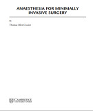 Ebook Anaesthesia for minimally invasive surgery: Part 2
