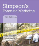 Ebook Simpson’s forensic medicine (13th edition): Part 1