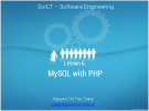 Lecture Web programming - Lesson 6: MySQL with PHP