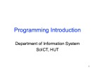 Lecture Introduction to C programming language - Lesson 1: Programming introduction