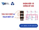 Bài giảng Nhà máy điện và trạm biến áp: Kháng điện và chống sét van