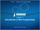 Lecture Web programming - Lesson 1-1: Introduction to Web programming