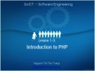 Lecture Web programming - Lesson 1-3: Introduction to PHP