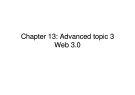 Lecture Web information system - Chapter 13: Advanced topic 3 - Web 3.0