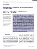 Antioxidant activity and chemical composition of Spirolobium cambodianum Baill.