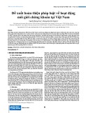 Đề xuất hoàn thiện pháp luật về hoạt động môi giới chứng khoán tại Việt Nam