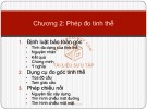 Bài giảng Tinh thể và khoáng vật - Chương 2: Phép đo tinh thể