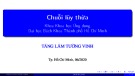 Bài giảng Giải tích 2: Chuỗi lũy thừa - Tăng Lâm Tường Vinh