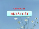 Bài giảng Sinh học đại cương - Chương 18: Hệ bài tiết