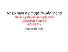 Bài giảng Nhập môn Kỹ thuật truyền thông: Bài 4.3 - PGS. Tạ Hải Tùng