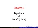 Bài giảng Vi tích phân hàm số một biến: Chương 3 - Vũ Đỗ Huy Cường