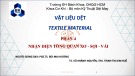 Bài giảng Khoa học vật liệu (Textile materials) - Phần 4: Nhận diện tổng quan xơ - sợi - vải