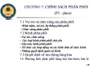 Bài giảng Marketing: Chương 7 - Nguyễn Quang Tuấn