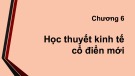 Bài giảng Lịch sử các học thuyết kinh tế: Chương 6 - Vũ Thị Thu Hương