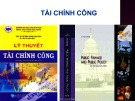 Bài giảng Tài chính công: Chương 0 - ThS. Nguyễn Thị Mỹ Hạnh