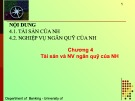 Bài giảng Nghiệp vụ ngân hàng: Chương 4