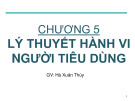 Bài giảng Kinh tế vi mô: Chương 5 - Hà Xuân Thùy