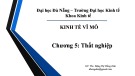 Bài giảng Kinh tế vĩ mô: Chương 5 - ThS. Đặng Thị Hồng Dân