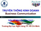 Bài giảng Truyền thông kinh doanh: Chương 2 - TS. Nguyễn Văn Thuỵ