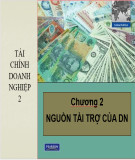 Bài giảng Tài chính doanh nghiệp 2 - Chương 2: Nguồn tài trợ của doanh nghiệp