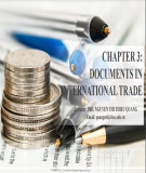 Lecture International payments: Chapter 3 - Documents in international trade