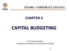 Lecture Corporate finance: Chapter 3 - Capital budgeting
