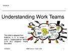 Lecture Organizational behavior: Chapter 6 - Understanding work teams